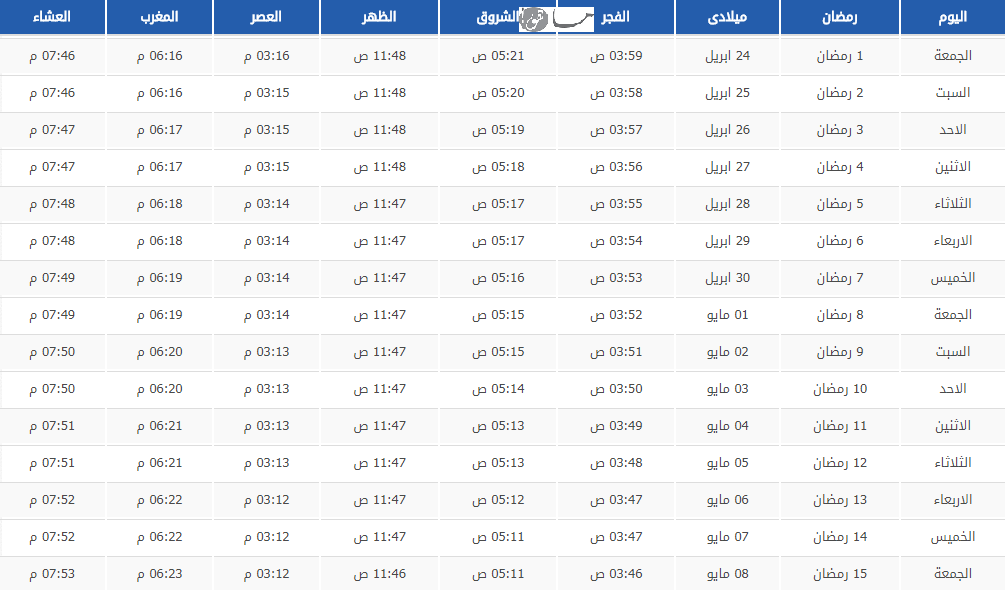 الاذان الخرج توقيت في مواقيت الاذان