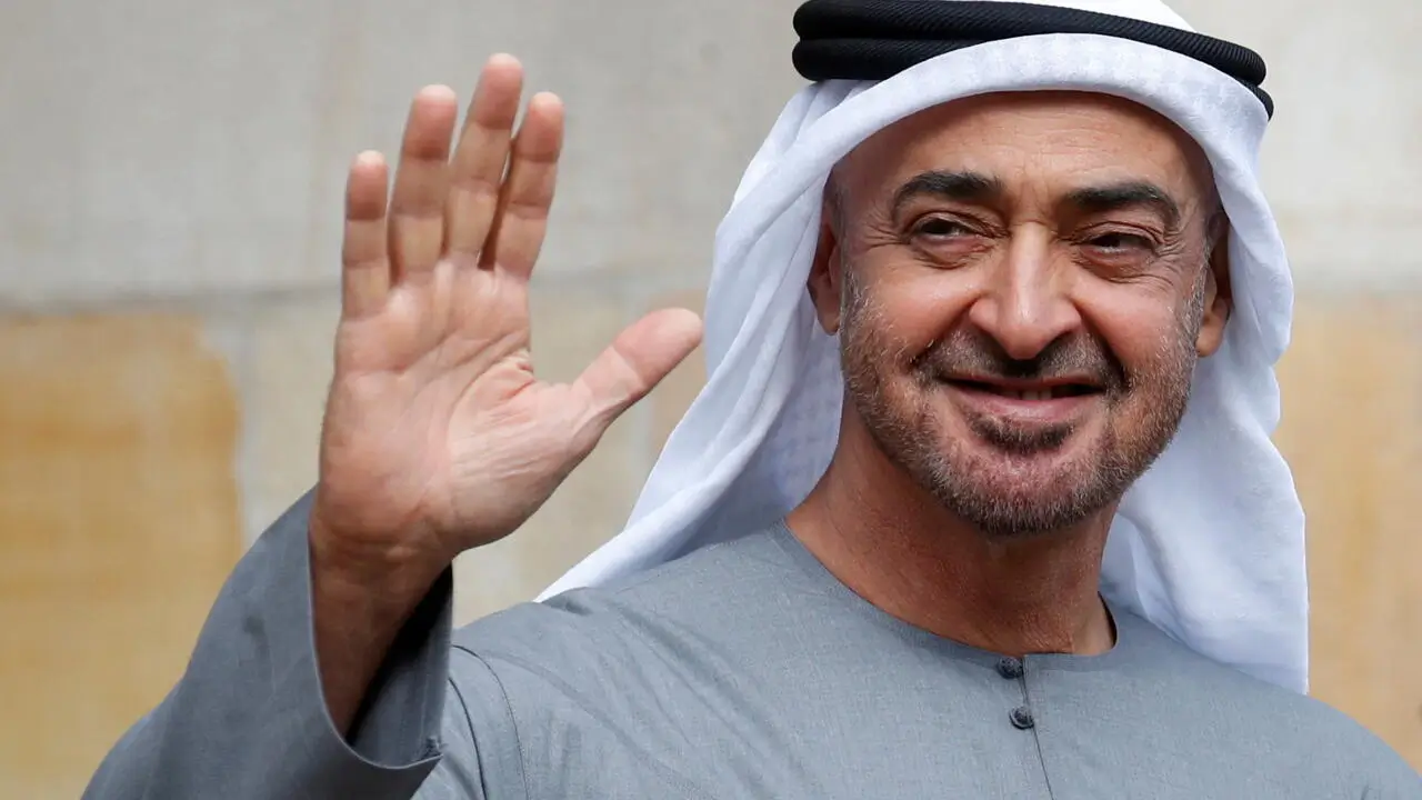 خلفية محمد بن زايد للجوال