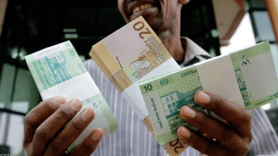 اسعار صرف الدولار والعملات مقابل الجنيه في السودان