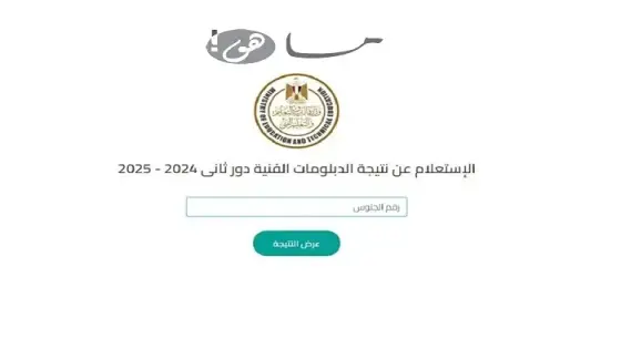 نتيجة الدبلومات الفنية 2025 برقم الجلوس اليوم السابع