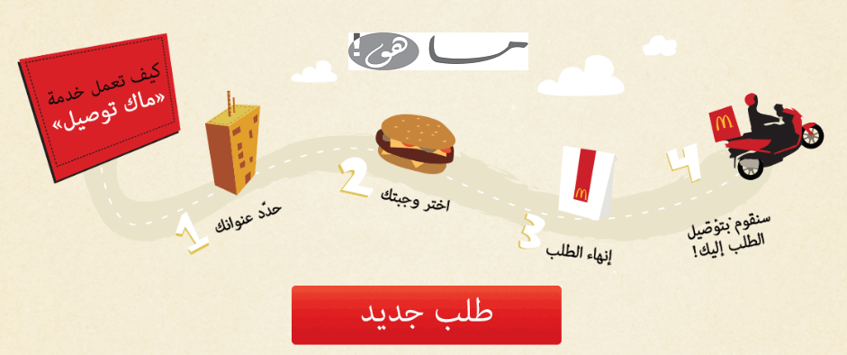 كيف تعمل خدمة خدمة ماك توصيل